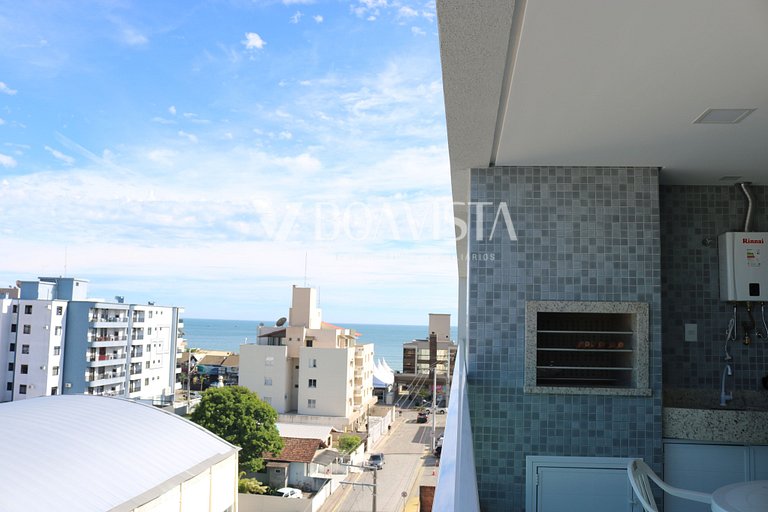 Aluguel Apartamento 2 quartos s/ 1 suíte 80m Mar| Bombas/SC